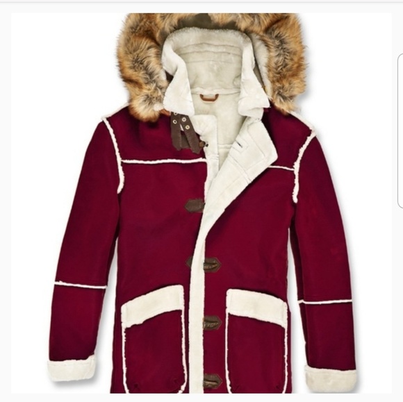 Jordan Craig men's SHEARLING coat